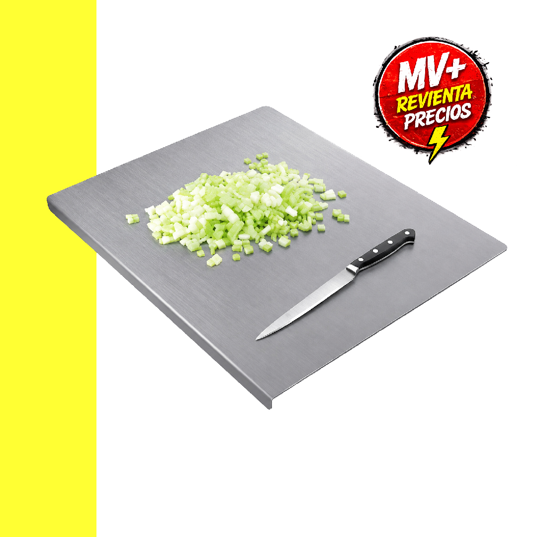 Tabla Cortar en Acero Inoxidable 50x40cm