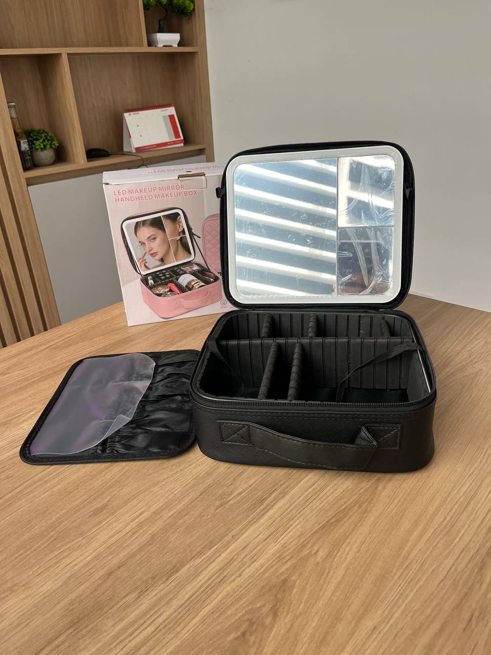 Organizador de Maquillaje con Espejo LED