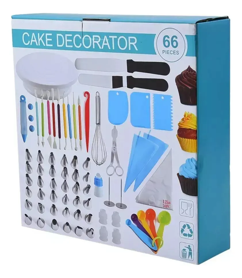 KIT DE PASTELERIA 66 PIENZAS