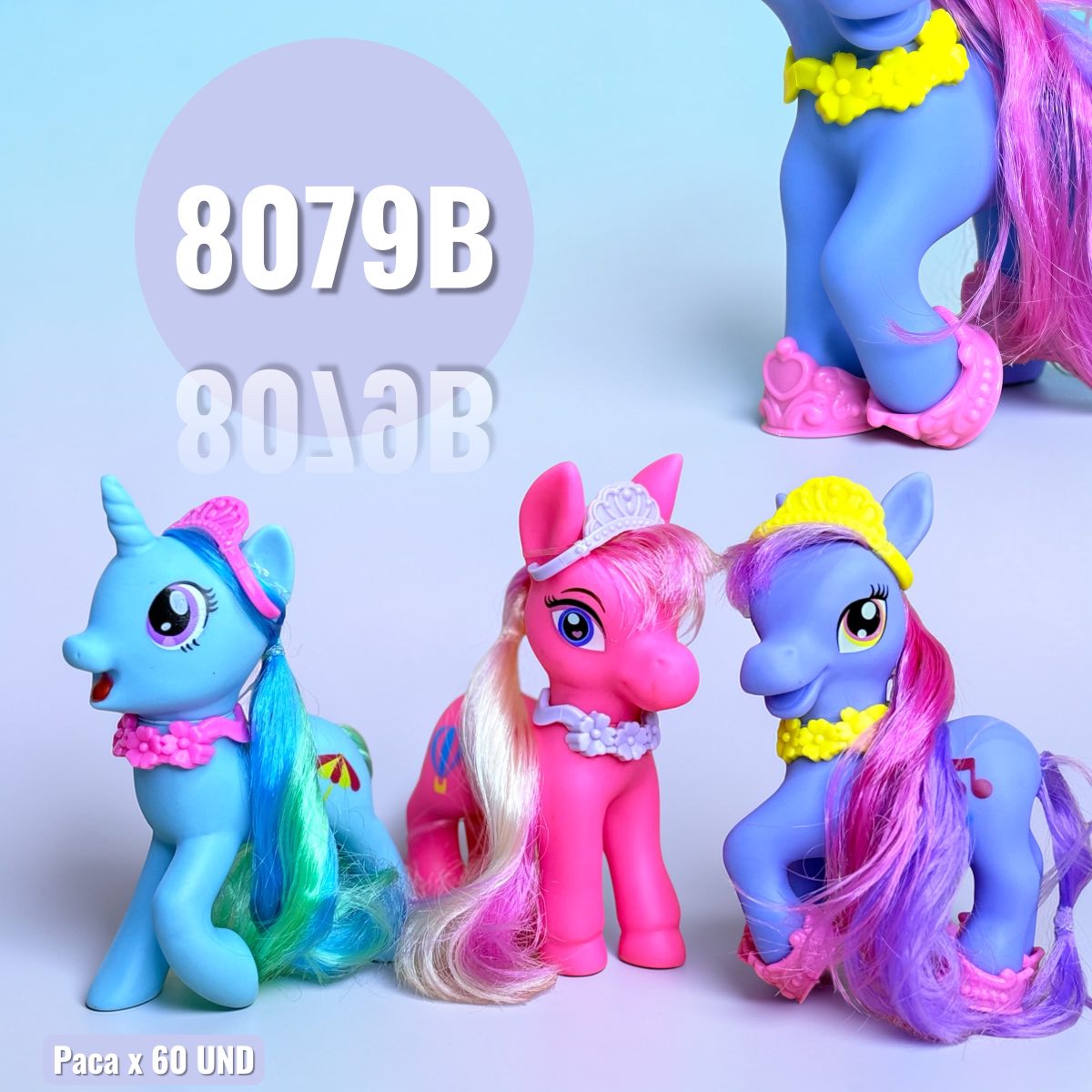 SET DE PONY X3 8079B