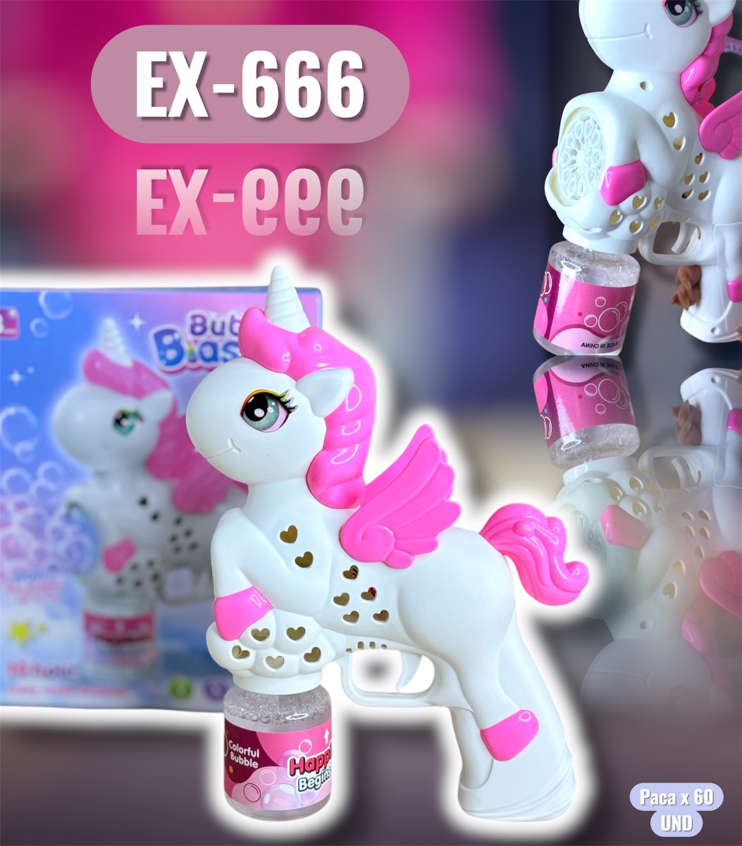 BURBUJERO UNICORNIO EX-666