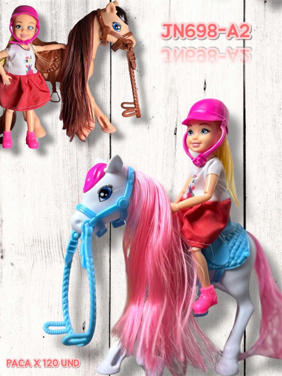 BARBIE NIÑA CABALLISTA  JN698-A2