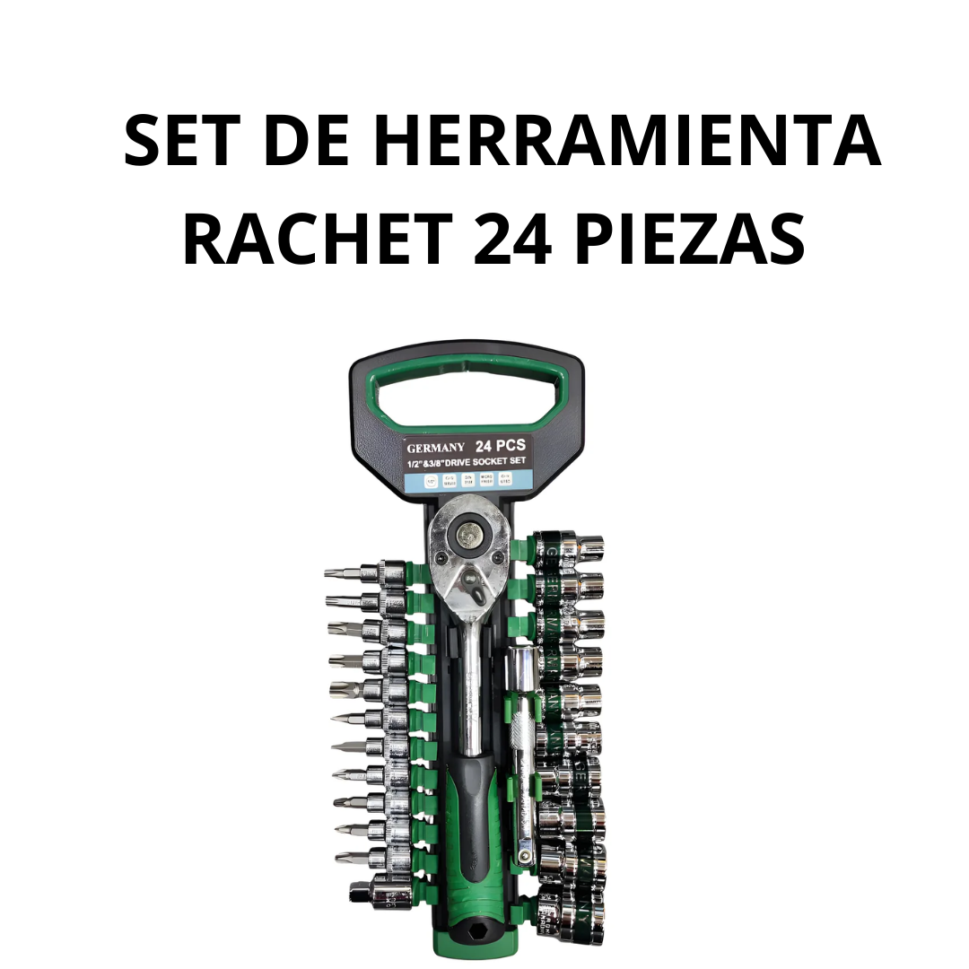 Set de Herramienta Rachet 24 Piezas