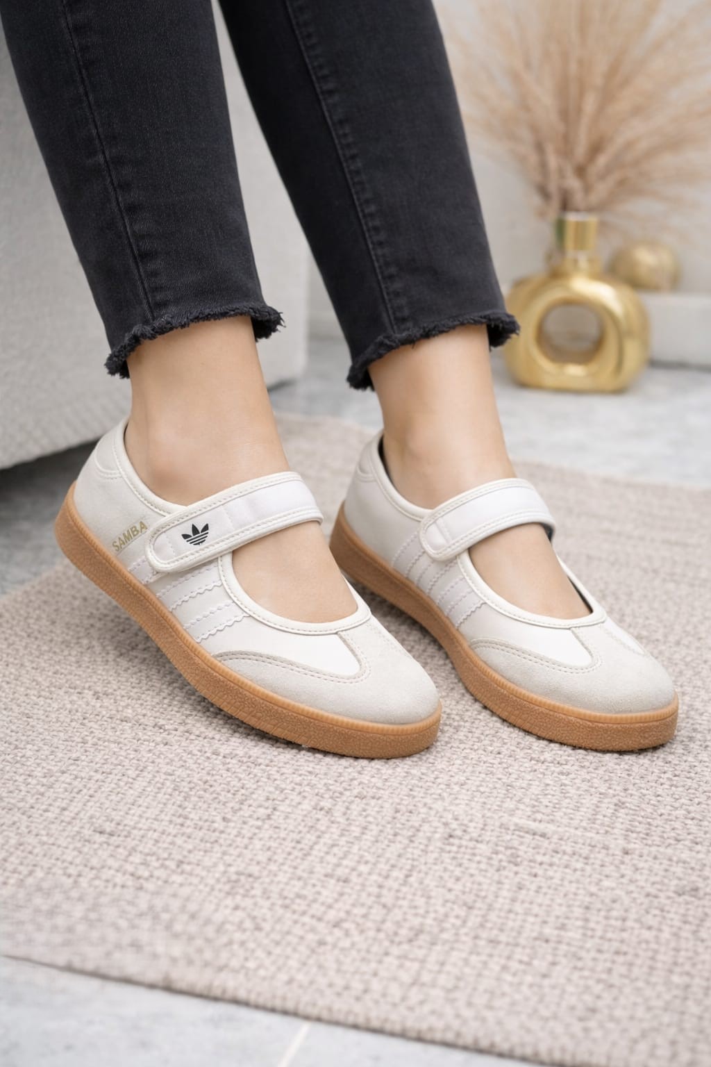 Baleta Adidas Samba Blanco Dama