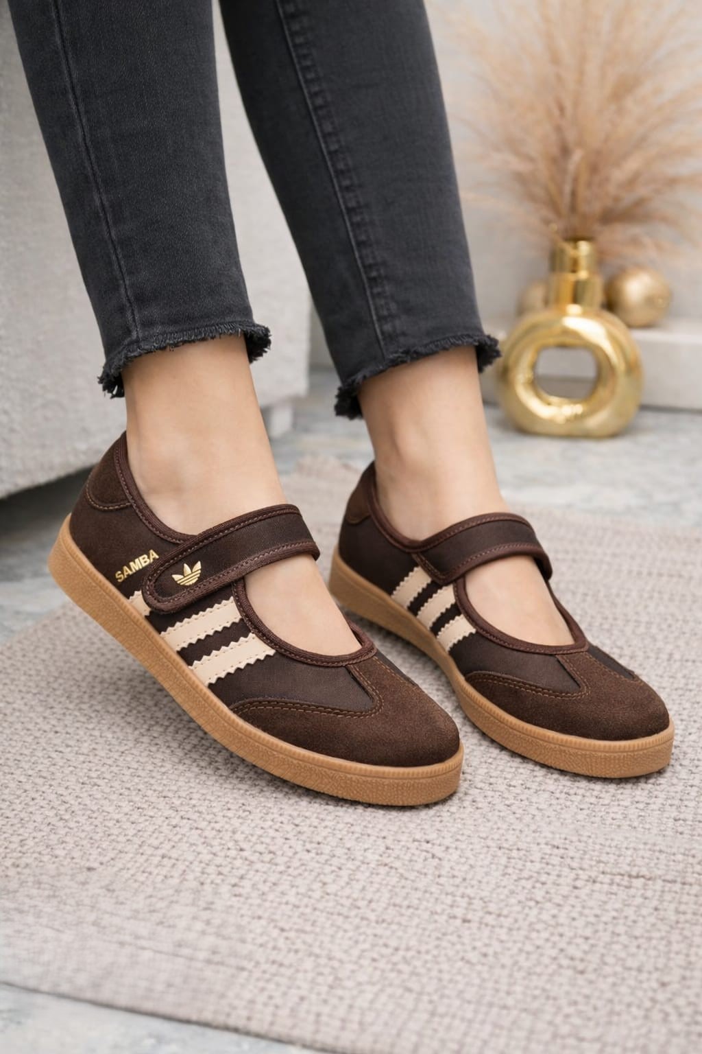 Baleta Adidas Samba Marron Dama