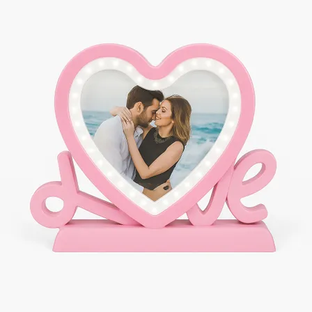 PORTA RETRATO LOVE EFECTO ESPEJO