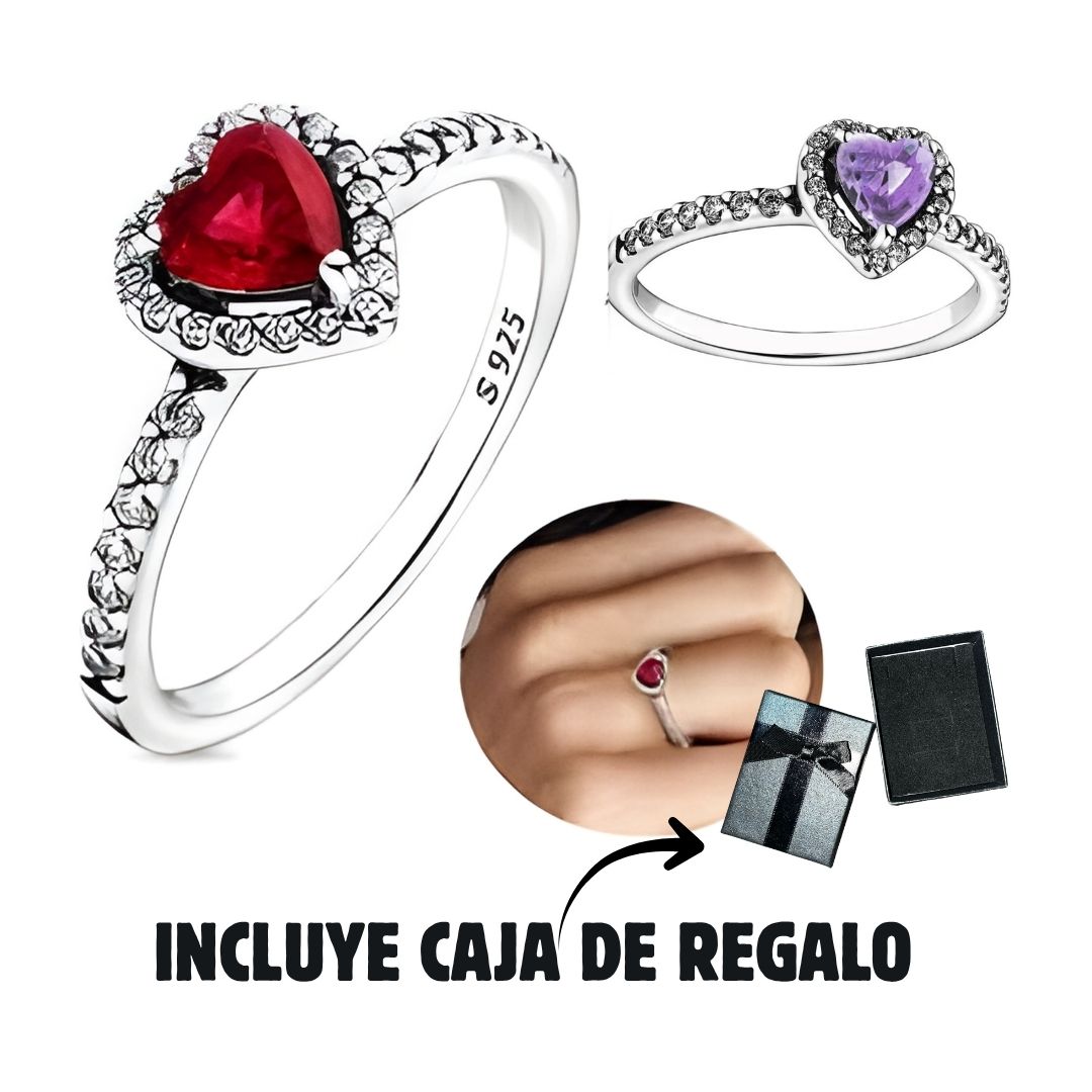 Anillo Pandora Corazon + CAJAREGALO - Vista 1