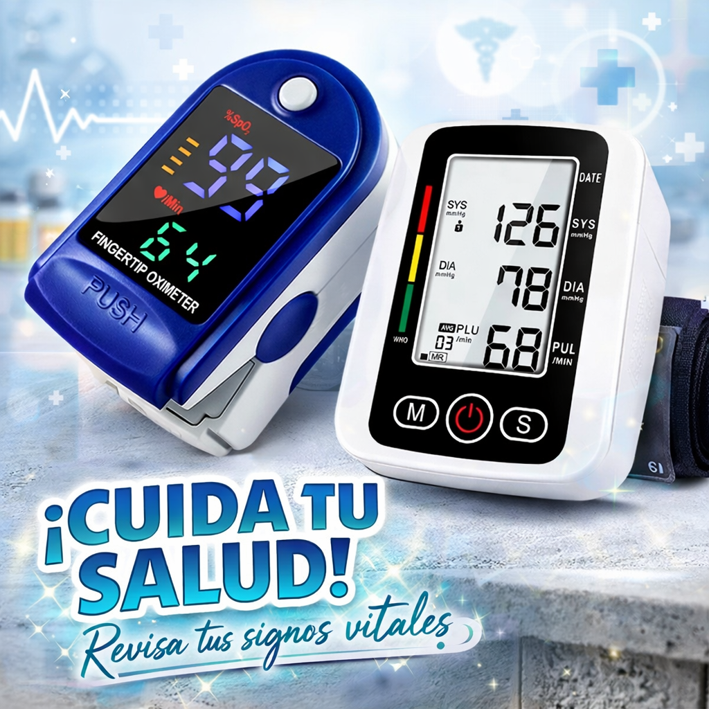 Tensiometro Brazo Digital Mas Oximetro
