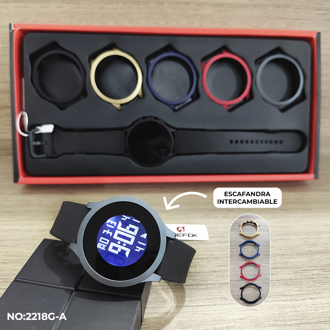 RELOJ JOEFOX DIGITAL SILICONA NO:2218G-A