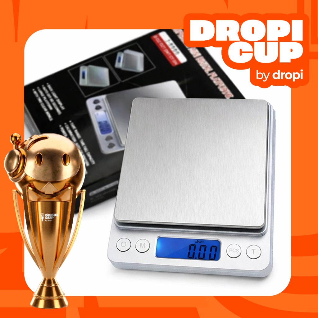 Bascula Digital 0 1g 3kg DROPI CUP
