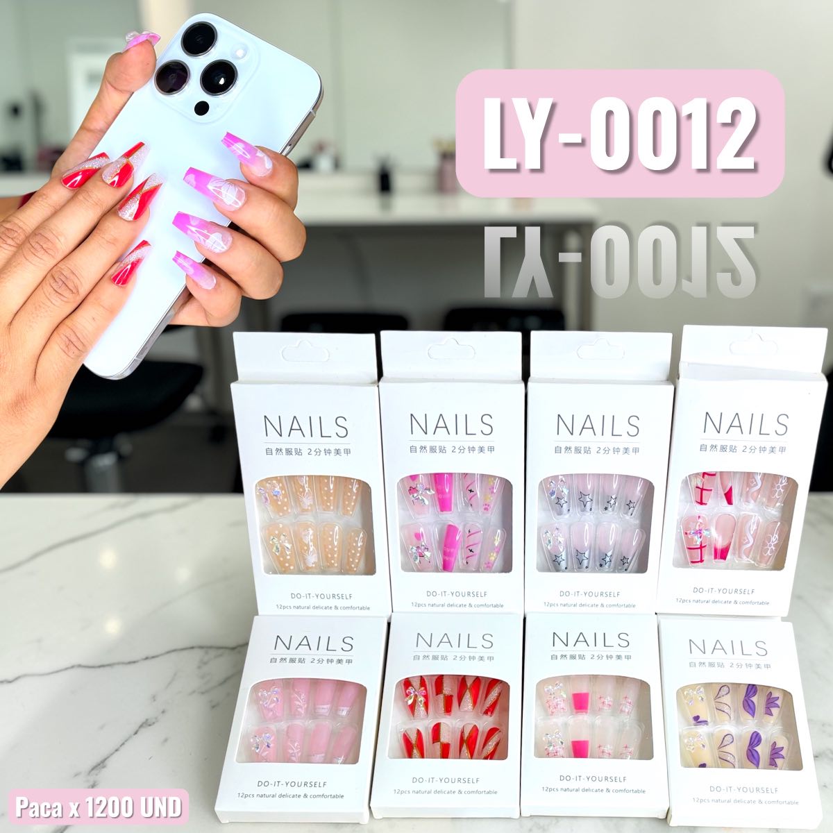 UÑAS POSTIZAS LY-0012