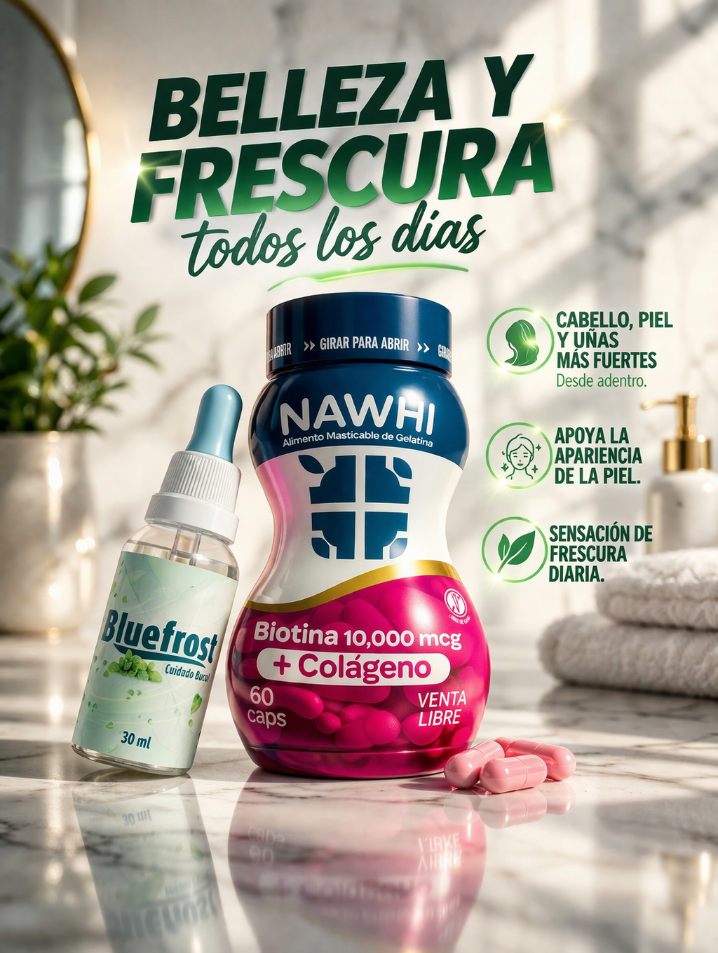 COMBO BELLEZA + FRESCURA