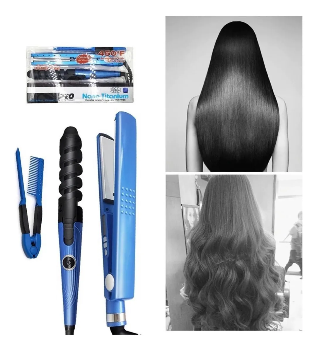 Titanium Combo - Kit Estilización Profesional
