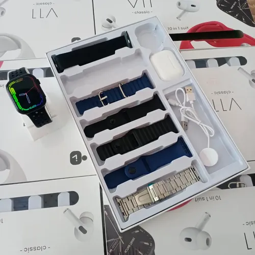 Vista 3 de COMBO DE AUDIFONOS Y RELOJ MANILLAS V11