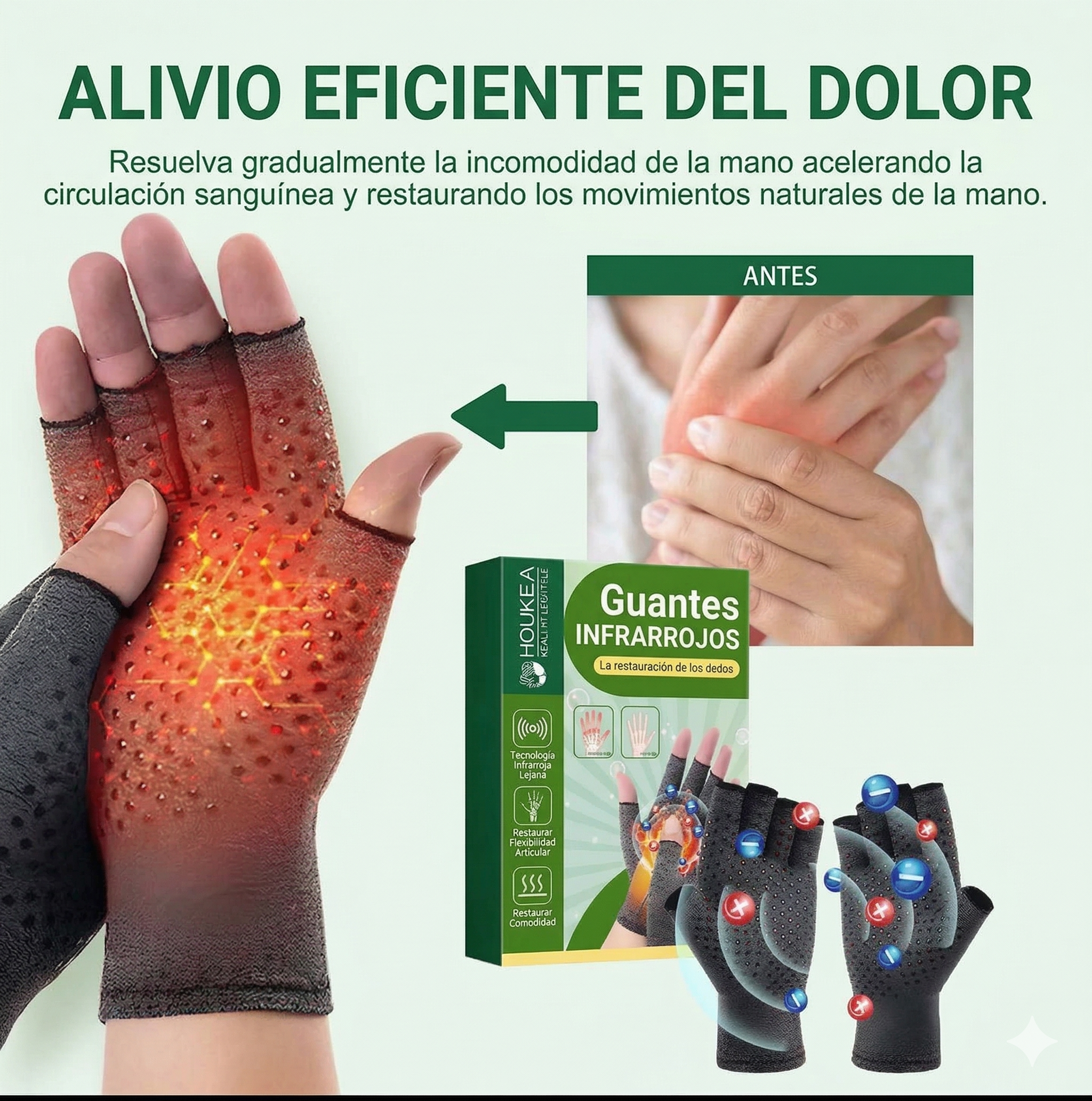 GUANTES COMPRESIÓN TÚNEL CARPIANO Y ARTI