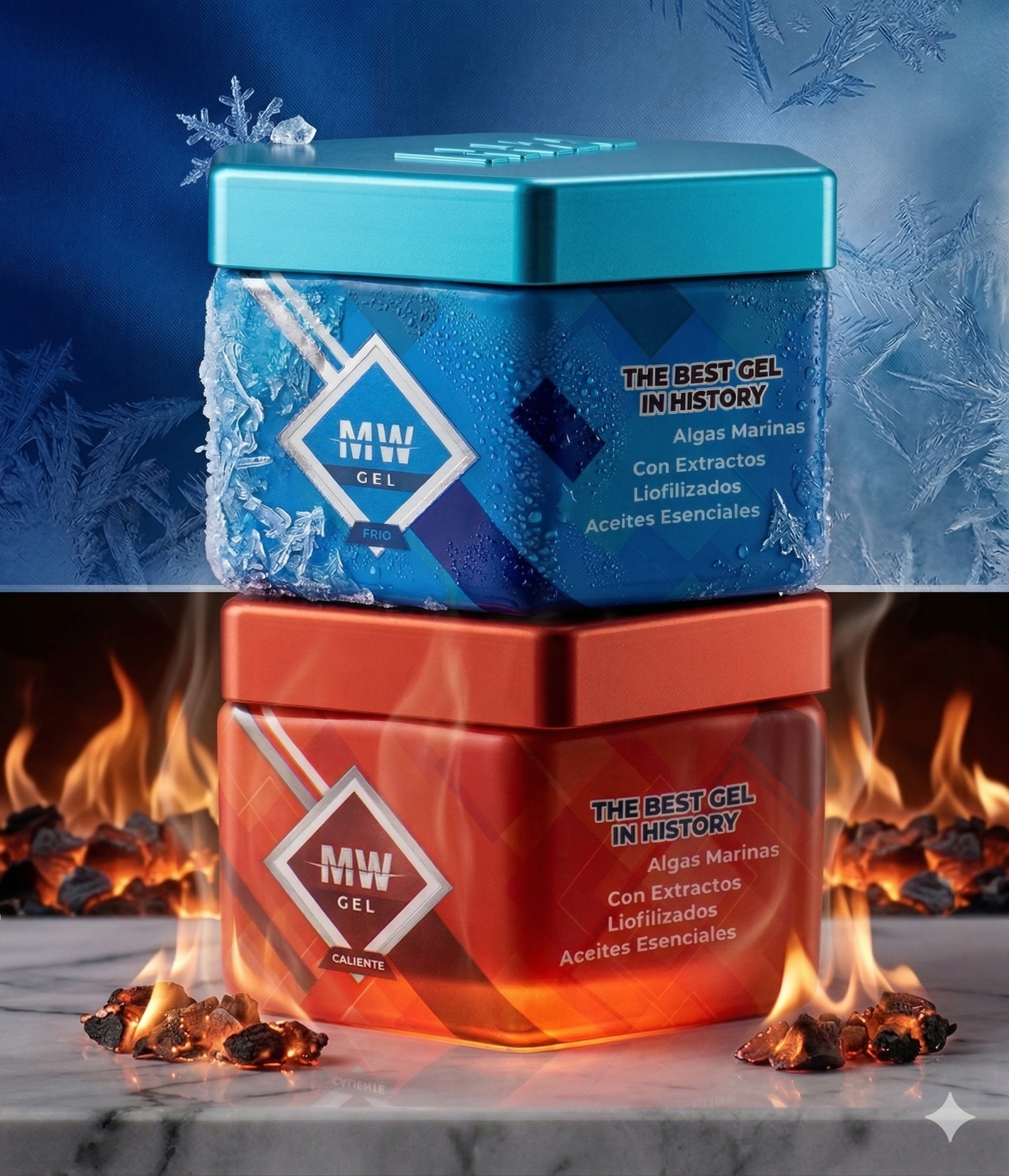 COMBO GEL FRÍO + GEL CALIENTE MW