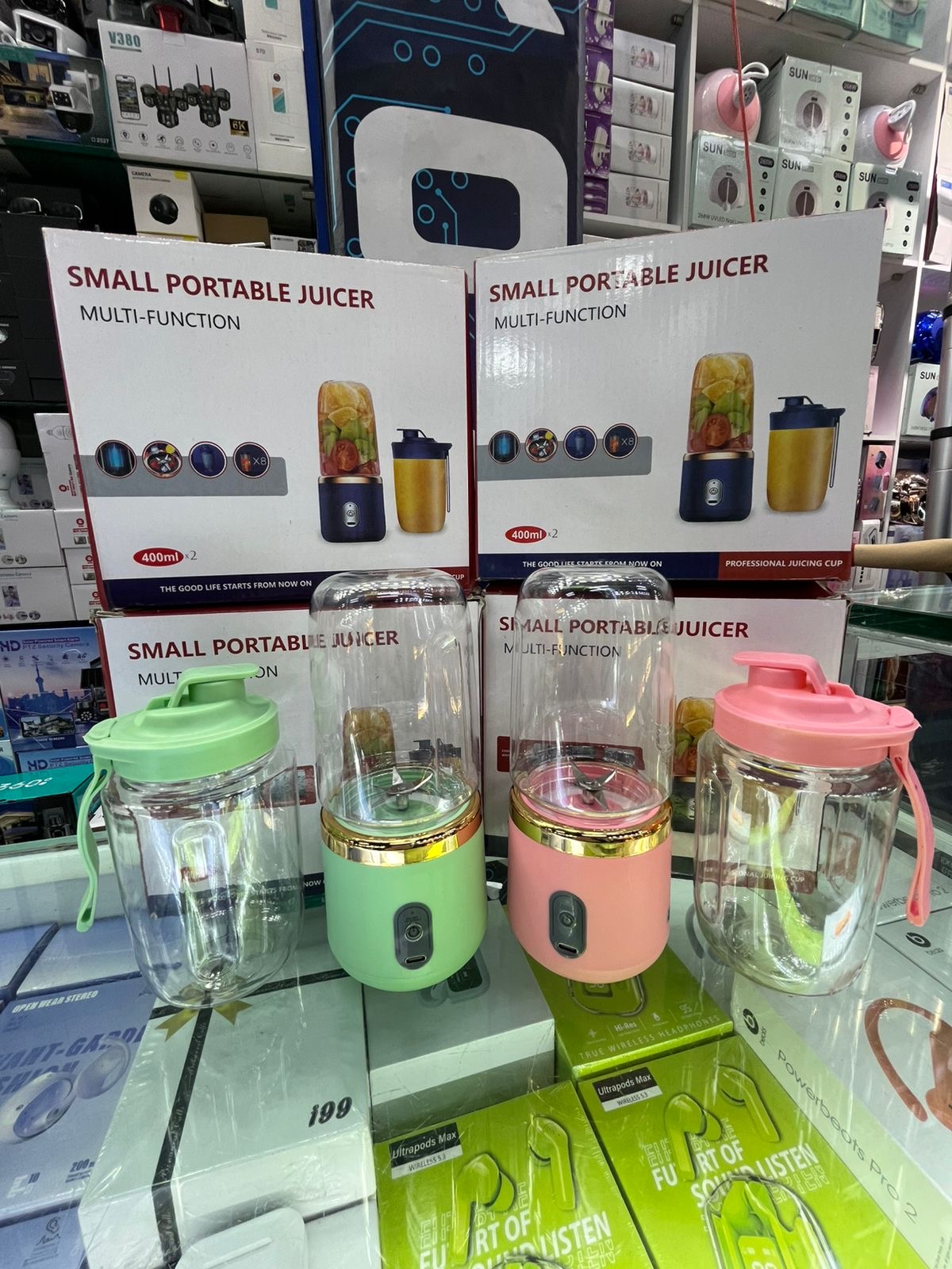 Licuadora portátil con termo