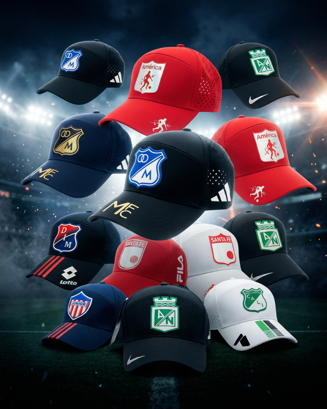 Gorra Futbol Colombiano - Vista 1