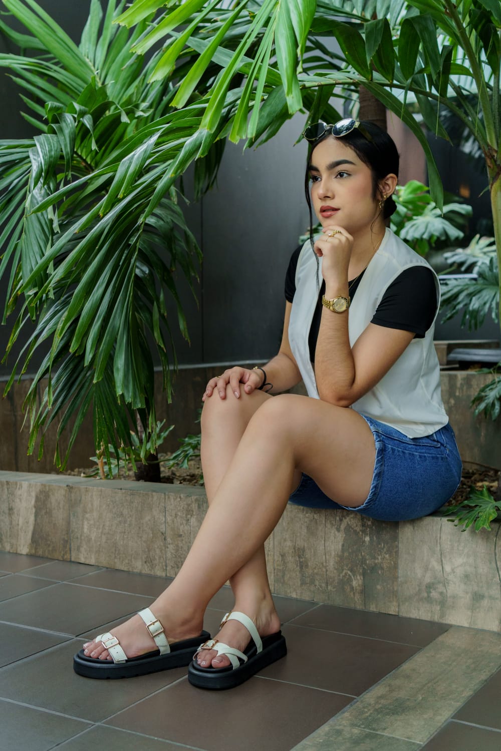 Sandalias Para Dama Blanco