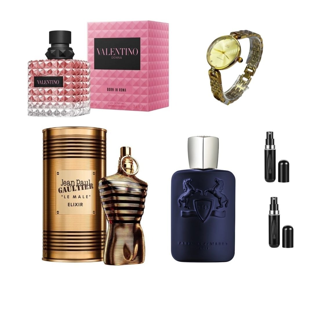 COMBO 3 PÈRFUMES+RELOJ+2P