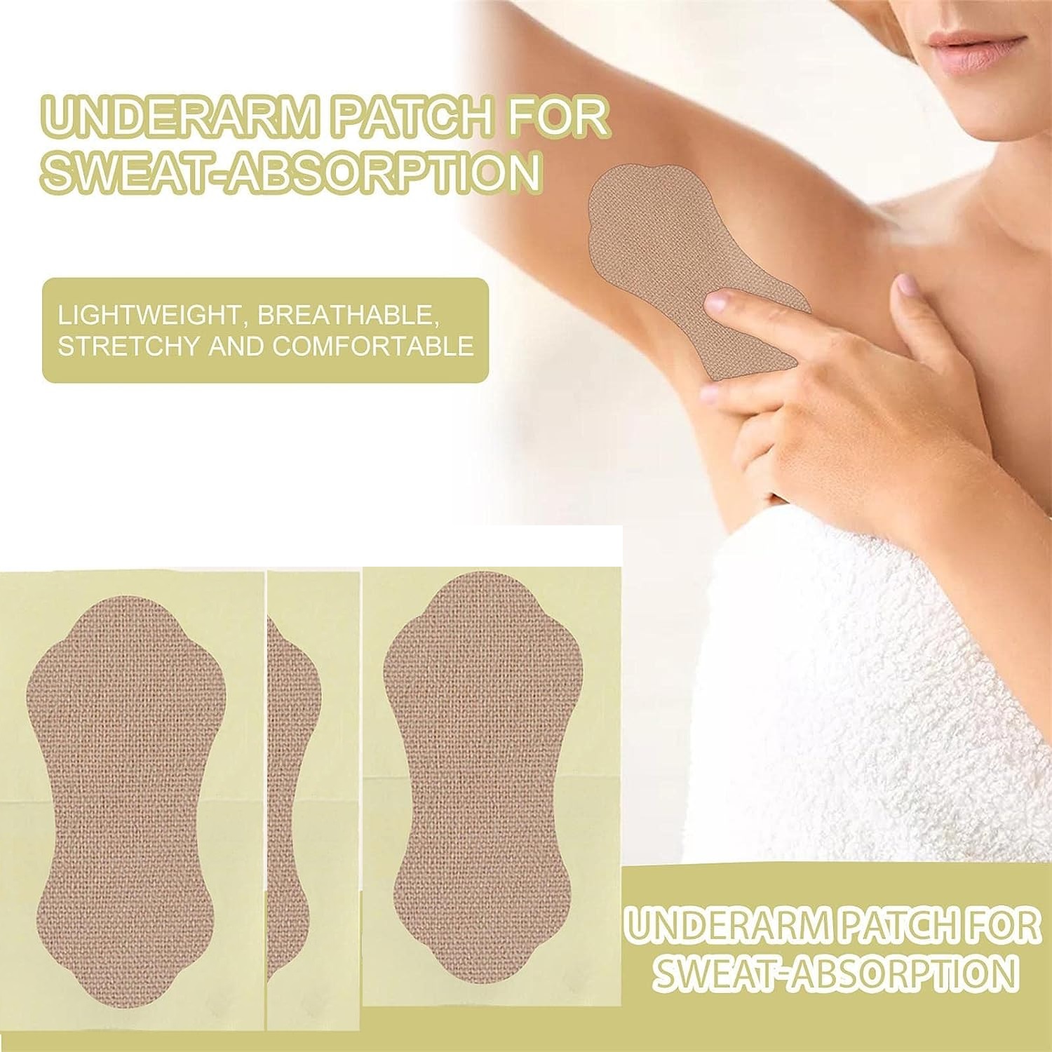Almohadillas para el sudor de las axilas