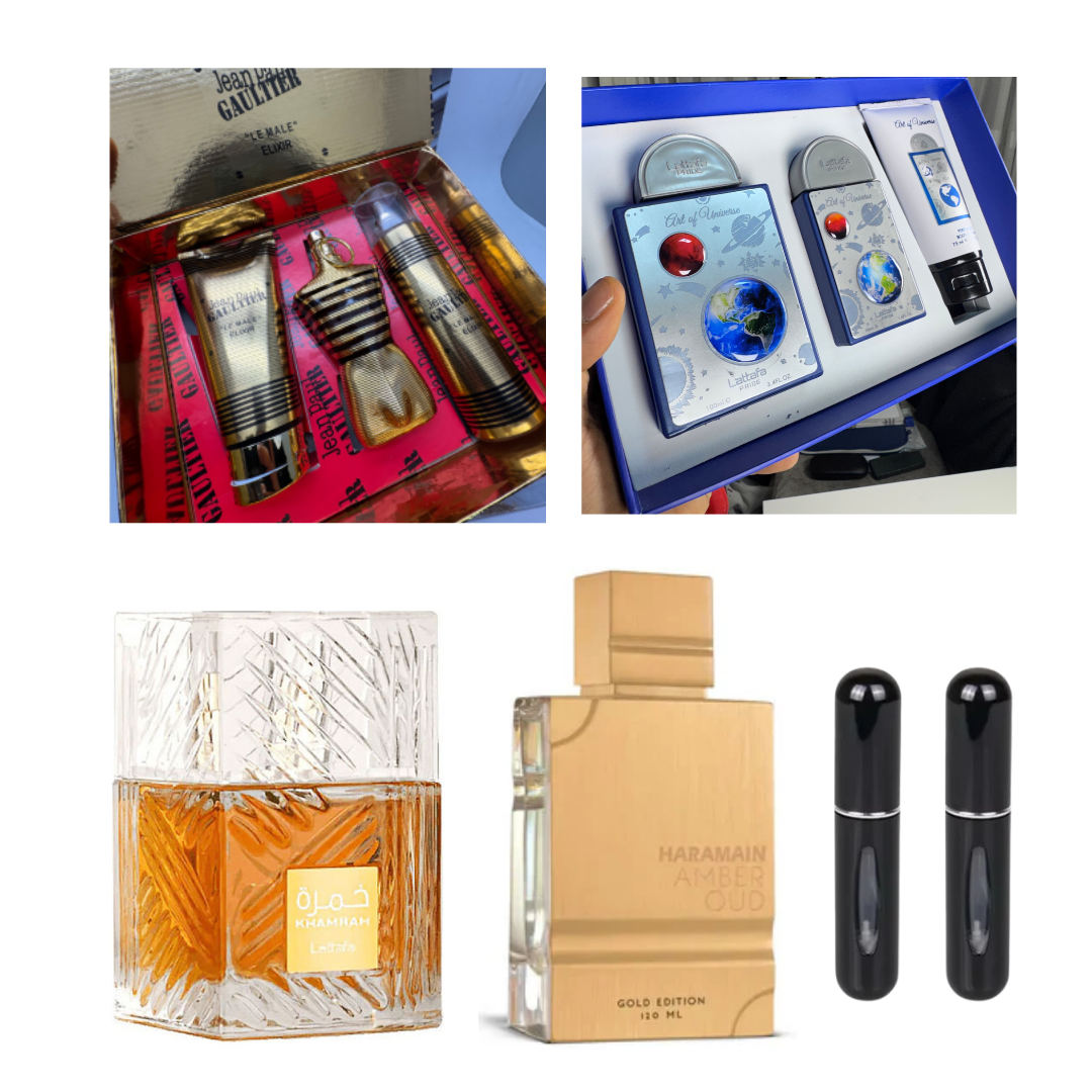 COMBO 4 PERFUMES+2PERFUMEROS