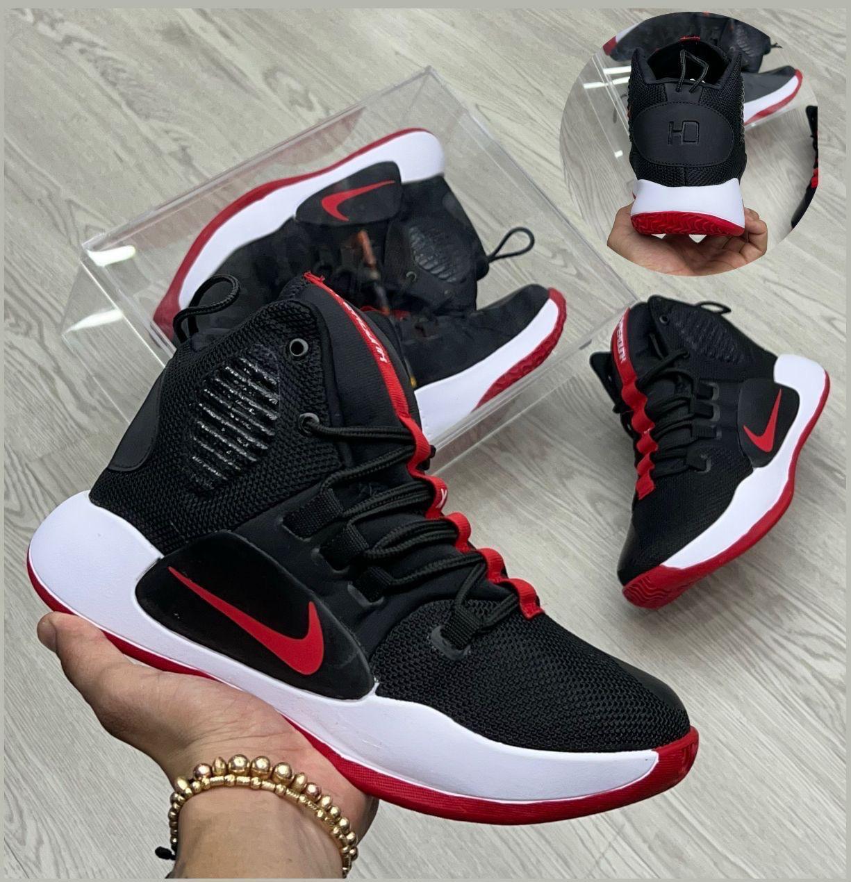 NIKE HYPERDUNK NEGRO ROJO