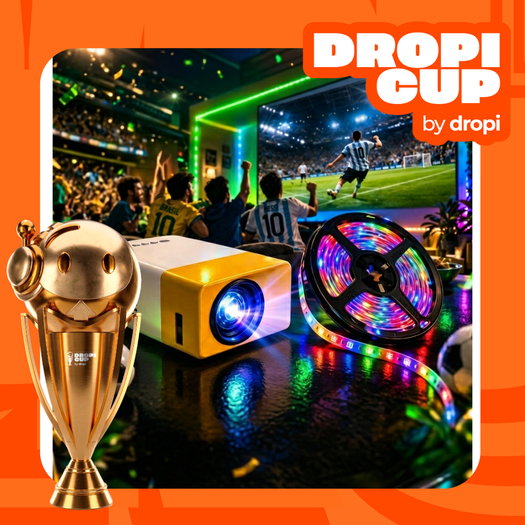 LUCES LED + PROYECTOR COMBO DROPI CUP