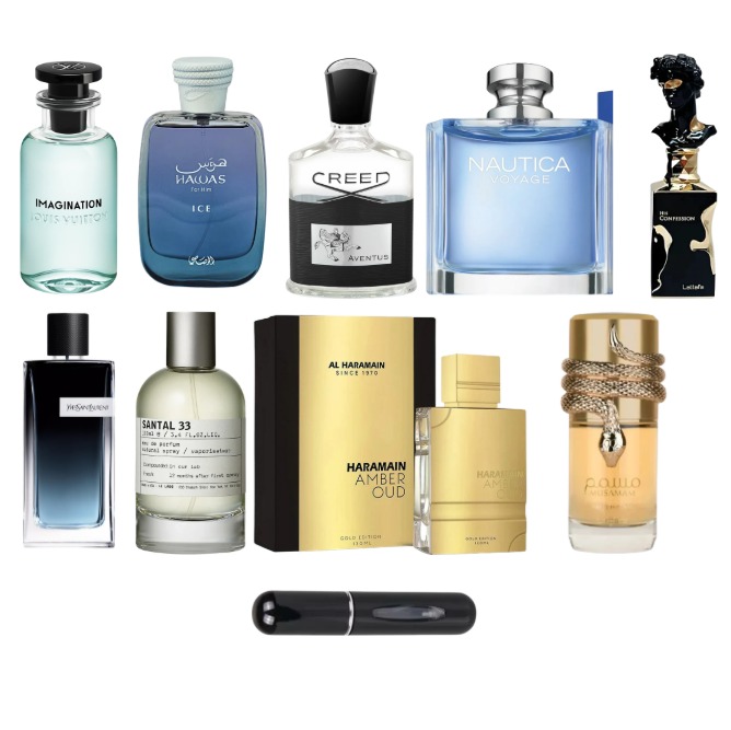 COMOBO 9 PERFUMES+1PERFUMERO