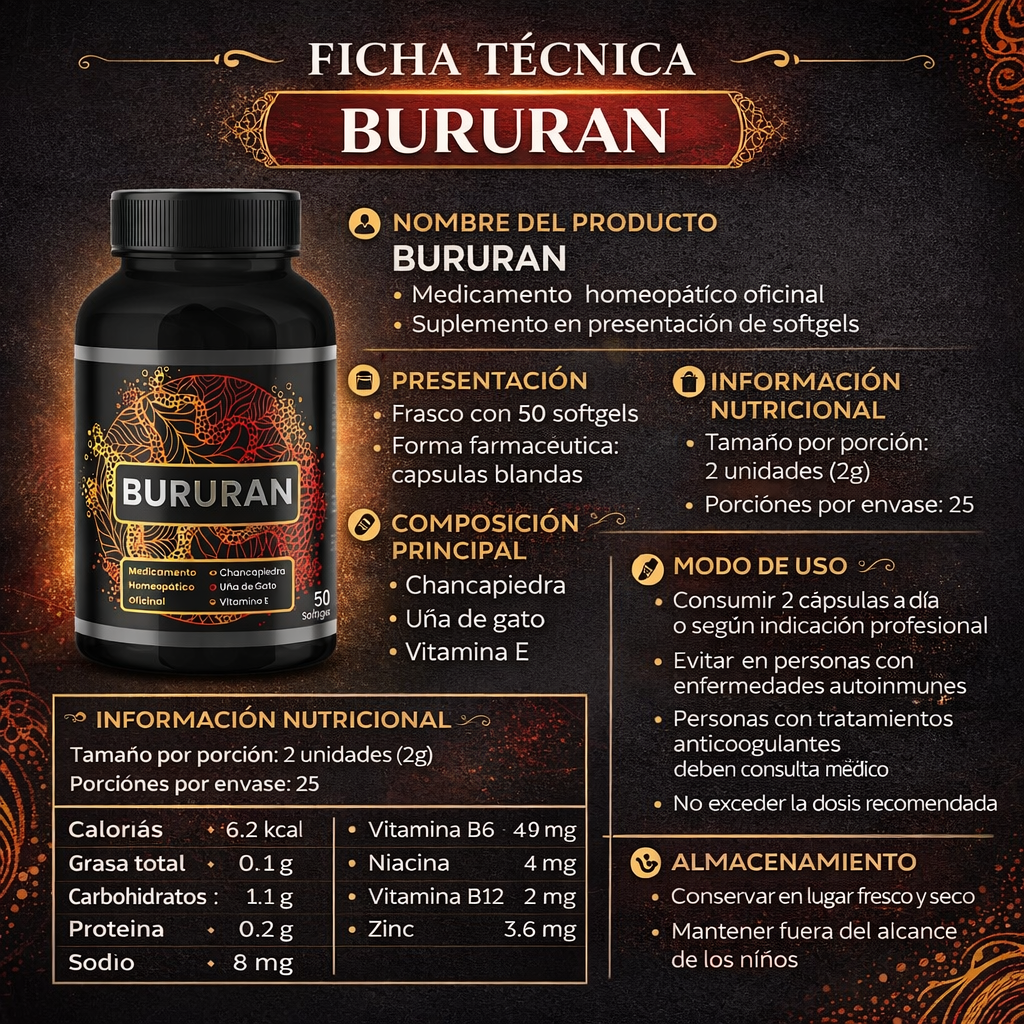 BURURAN * 50 SOFGELS