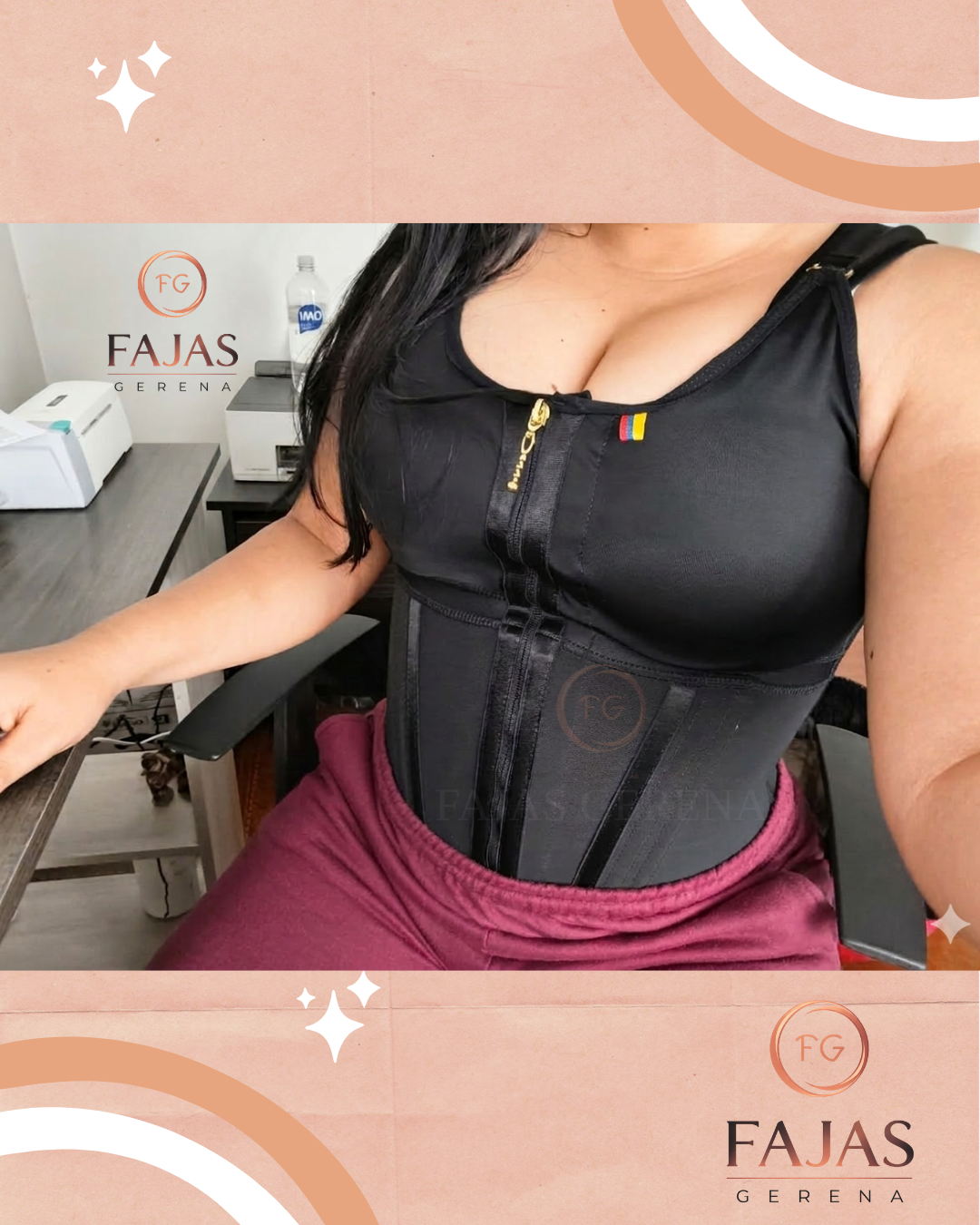 Vista 4 de CHALECO 11 VARILLAS CON SUJETADOR