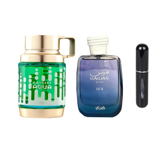 Vista 2 de ODYSSEY AQUA+HAWAS ICE+PERFUMERO