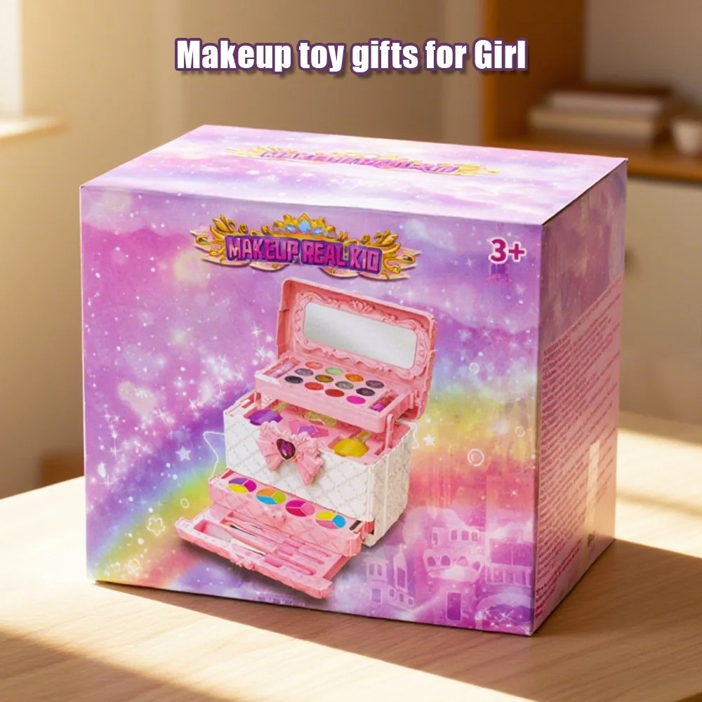 MAQUILLAJE LAVABLE PARA NIÑAS SET GRANDE