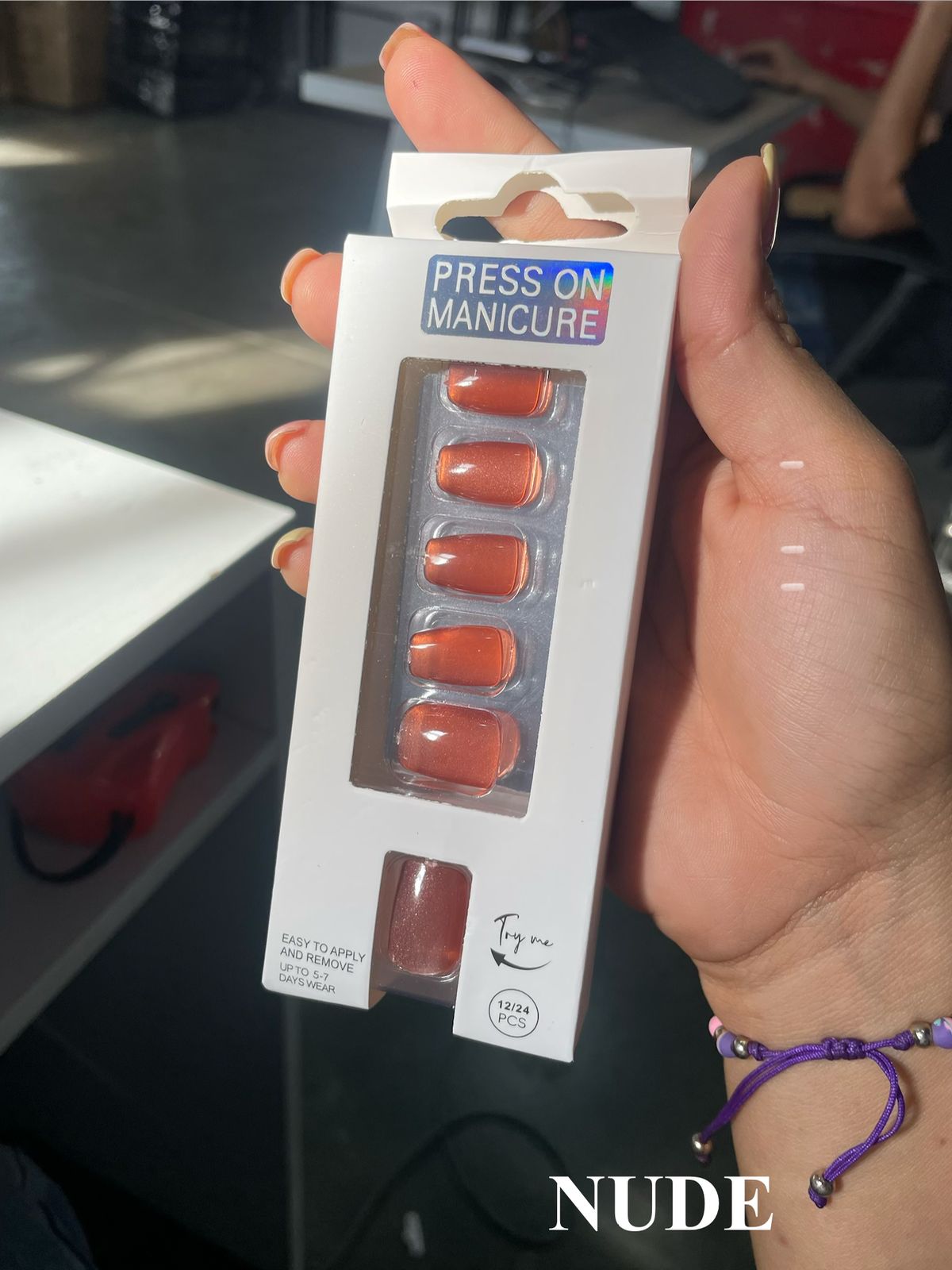 Vista 11 de UÑAS POSTIZAS UNICOLOR 7801