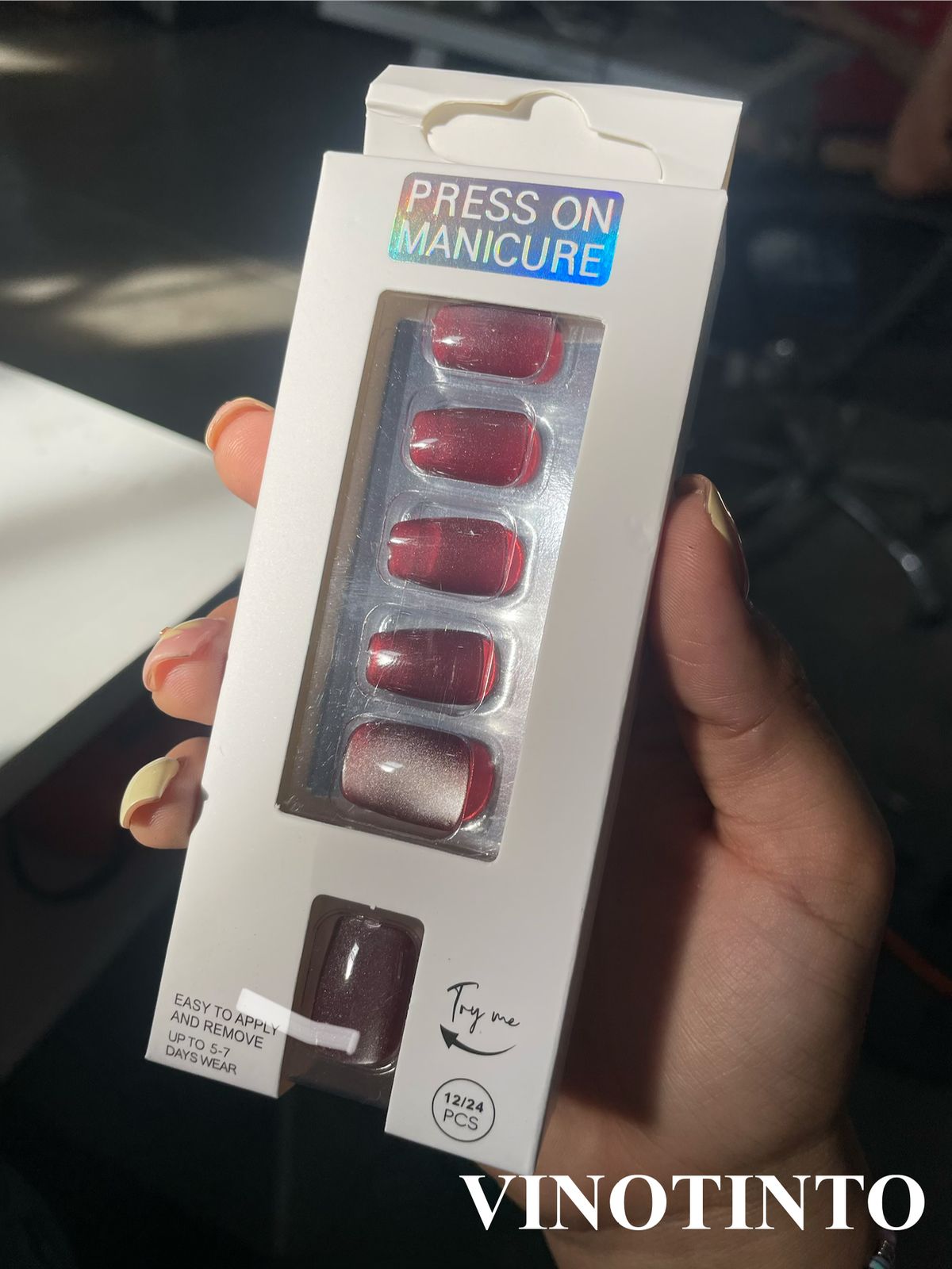 Vista 2 de UÑAS POSTIZAS UNICOLOR 7801