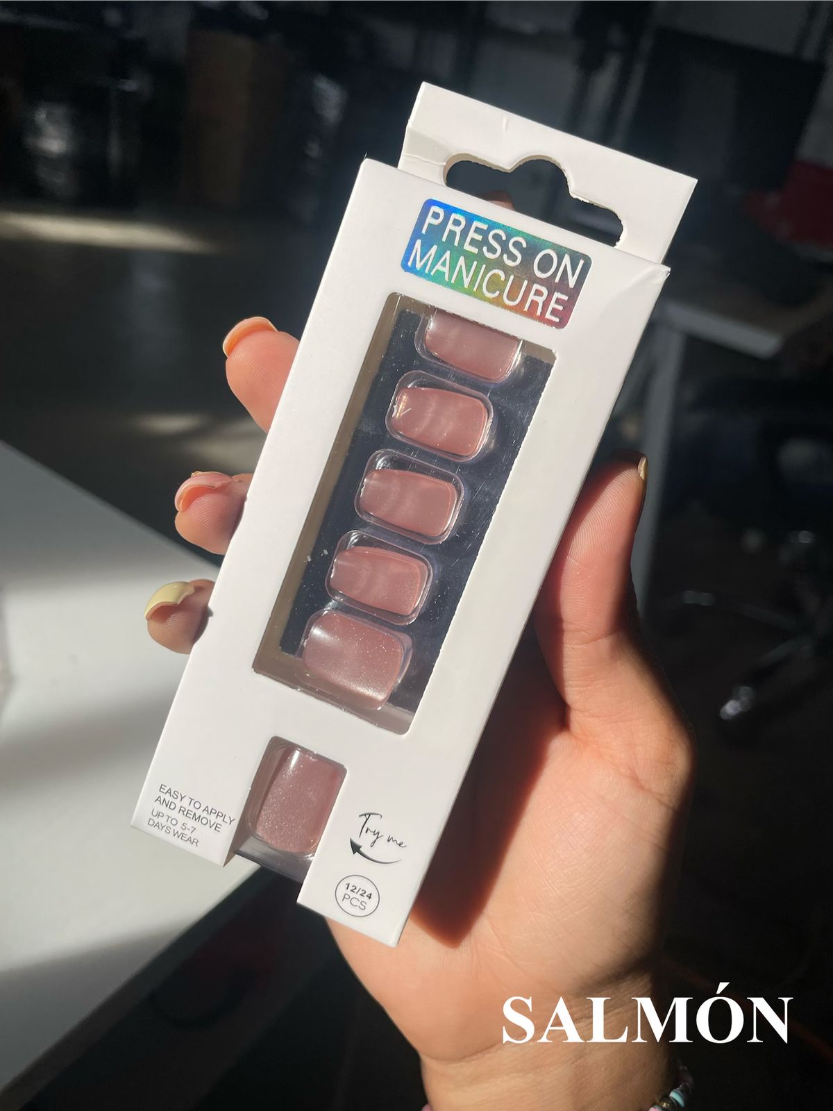 Vista 7 de UÑAS POSTIZAS UNICOLOR 7801