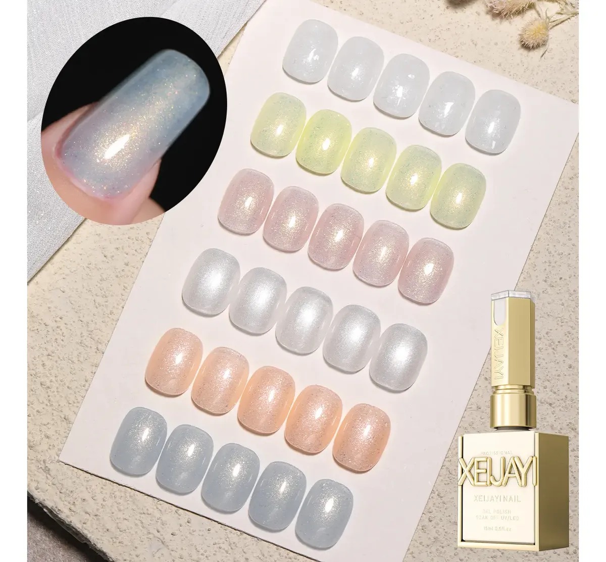 Vista 3 de UÑAS POSTIZAS UNICOLOR 7801