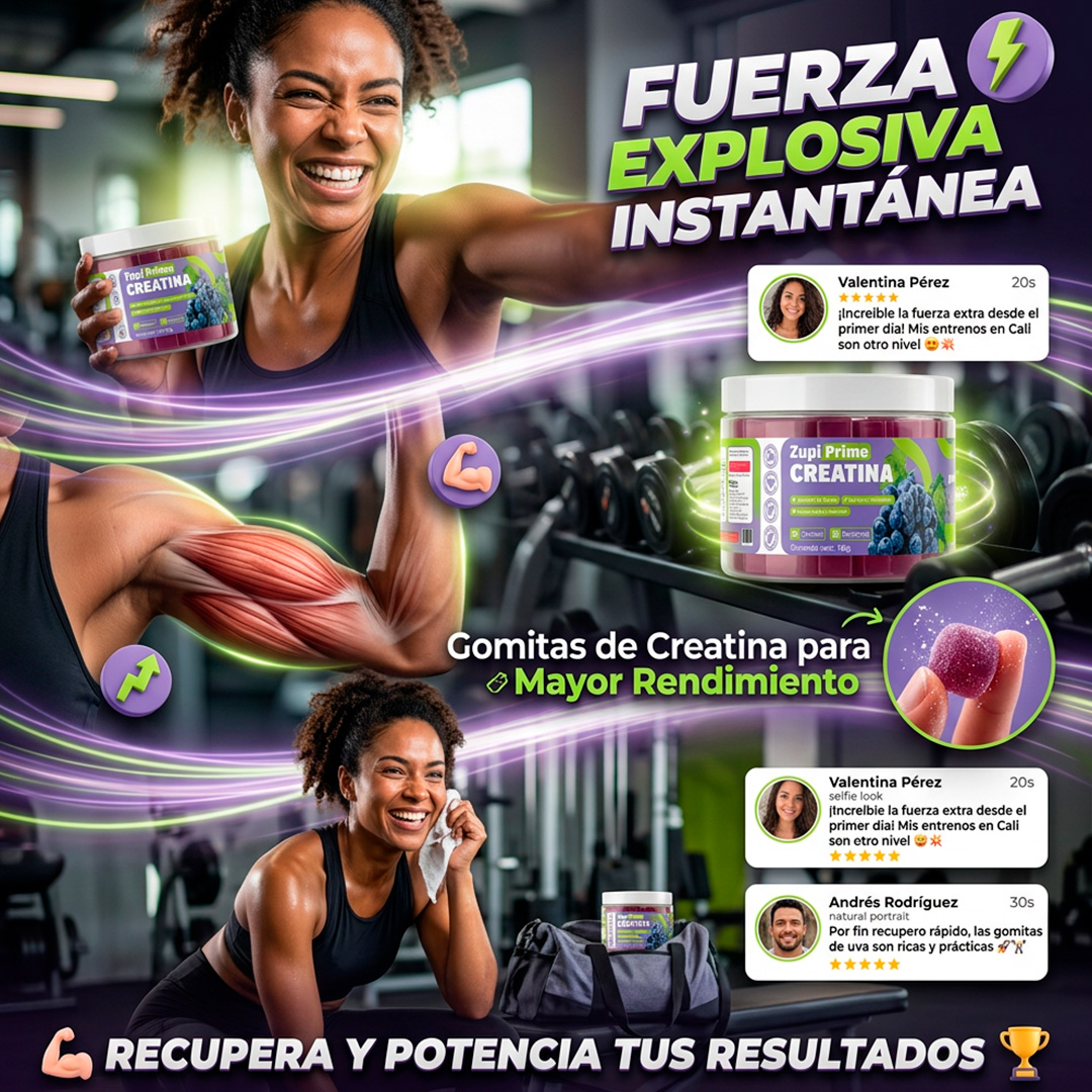 Gomas de creatina Zupi