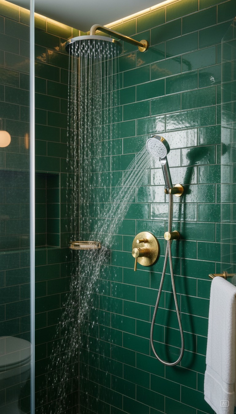 Vista 4 de Ducha Premium con Manguera Flexible