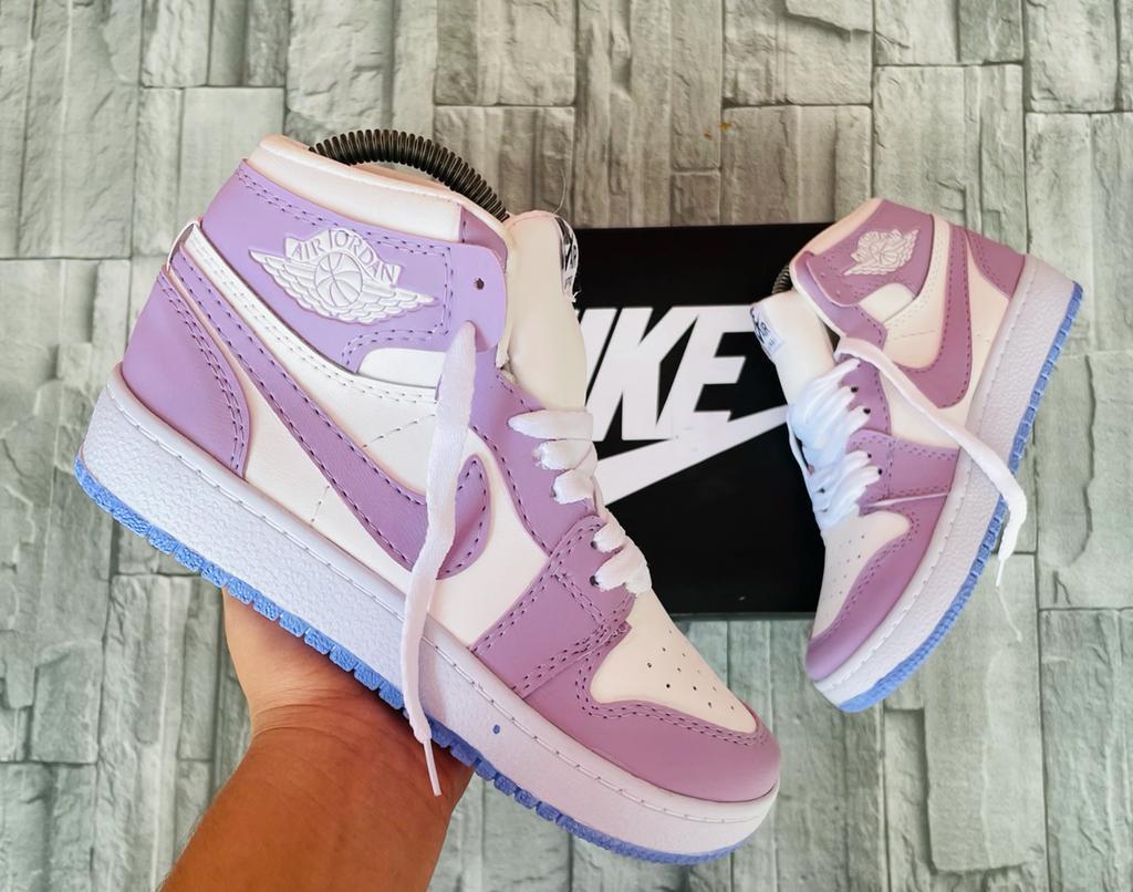 Vista 2 de Bellas Botas Nike Blanco Lila Mt