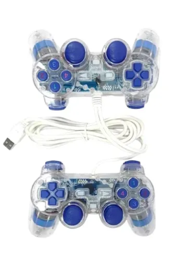 Vista 3 de CONTROL DOBLE USB PARA PC TRANSPARENTE