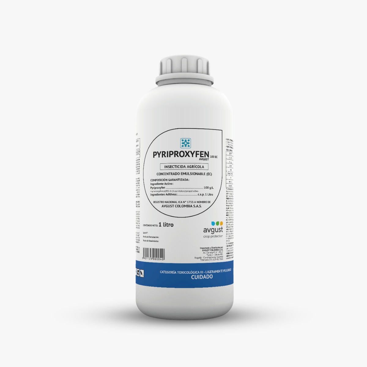 PYRIPROXYFEN 100 EC INSECTICIDAD AVGUST - Vista 1