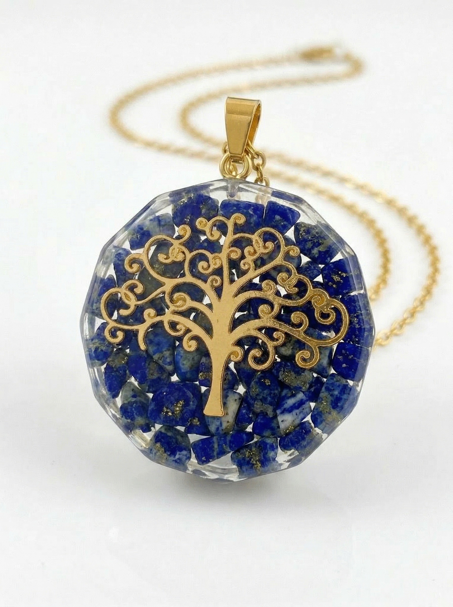 ORGONITA ÁRBOL DE LA VIDA LPISLÁZULI