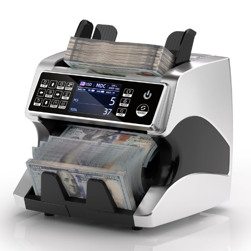 Vista 4 de Contadora de Billetes Con Pantalla