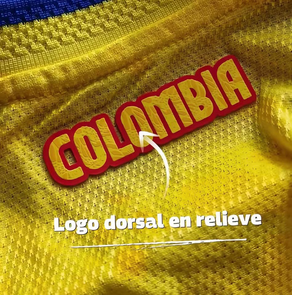 Camiseta encauchetada colombia con caja - Vista 1