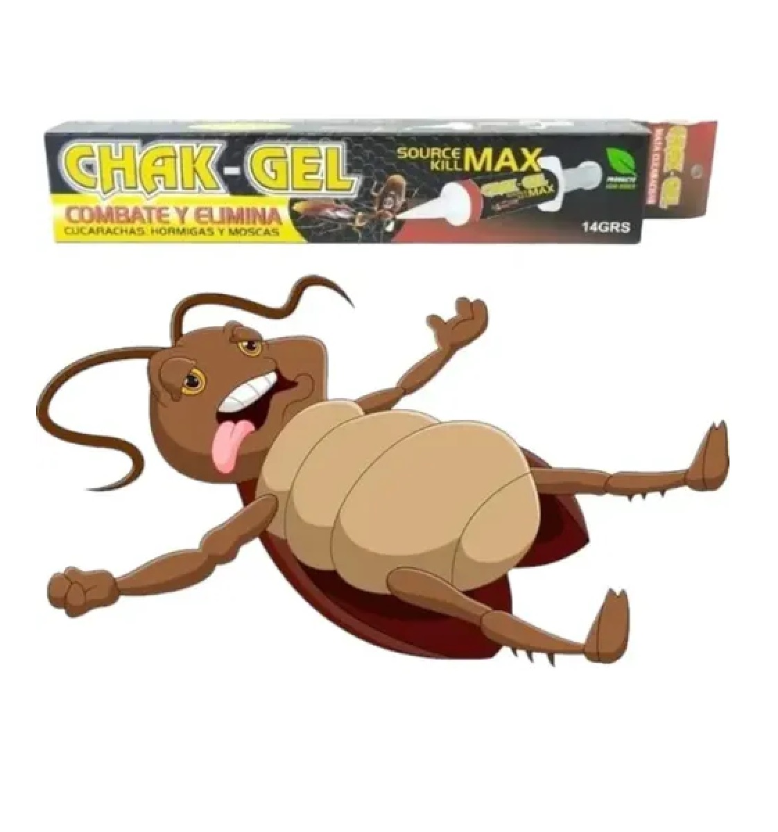Gel Mata Cucarachas Jeringa 14 gramos