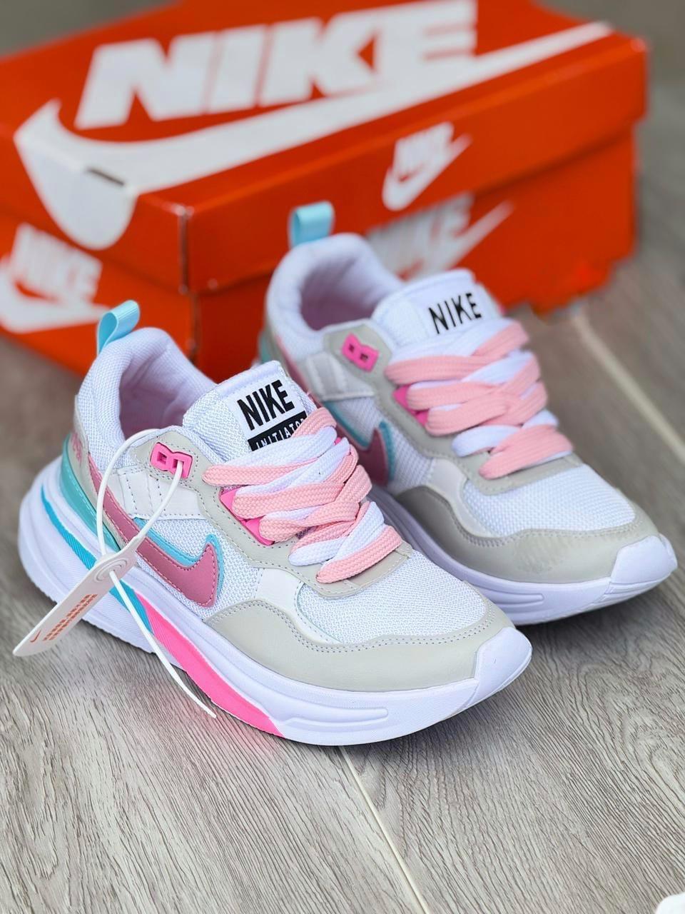 Bellos Nike Doble Chulo Amc Rosa Azul