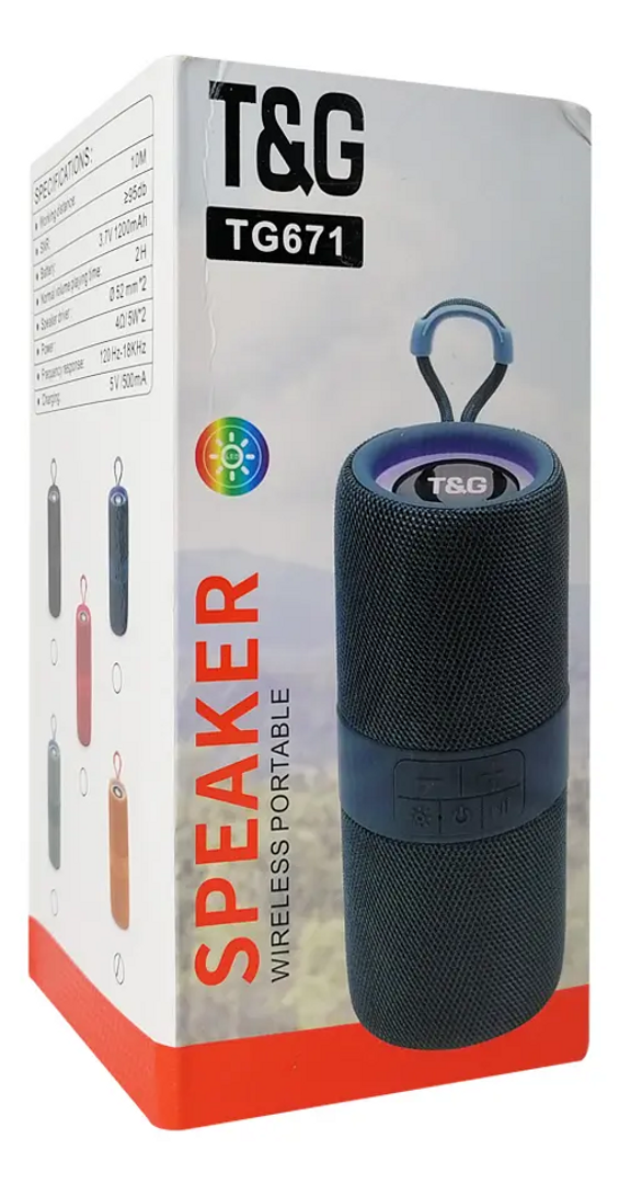 ALTAVOZ PARLANTE BOCINA BLUETOOTH LUCES