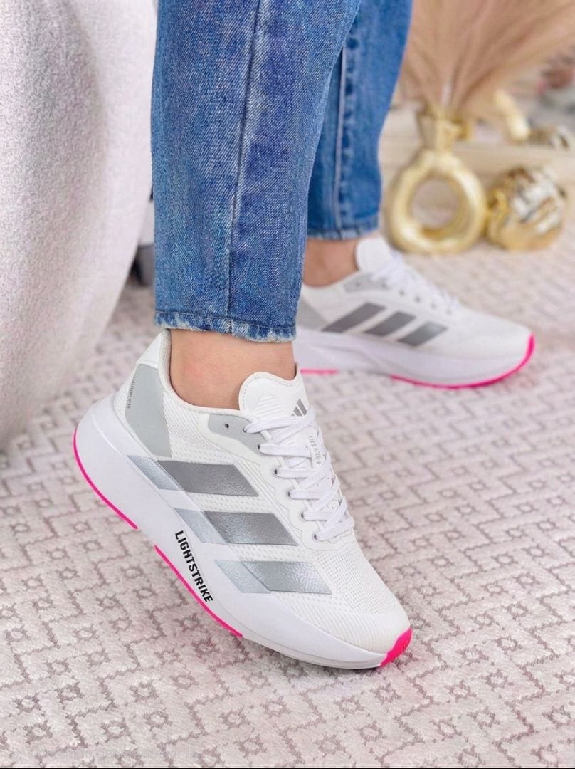 Bellos Adizero Blanco Rosado
