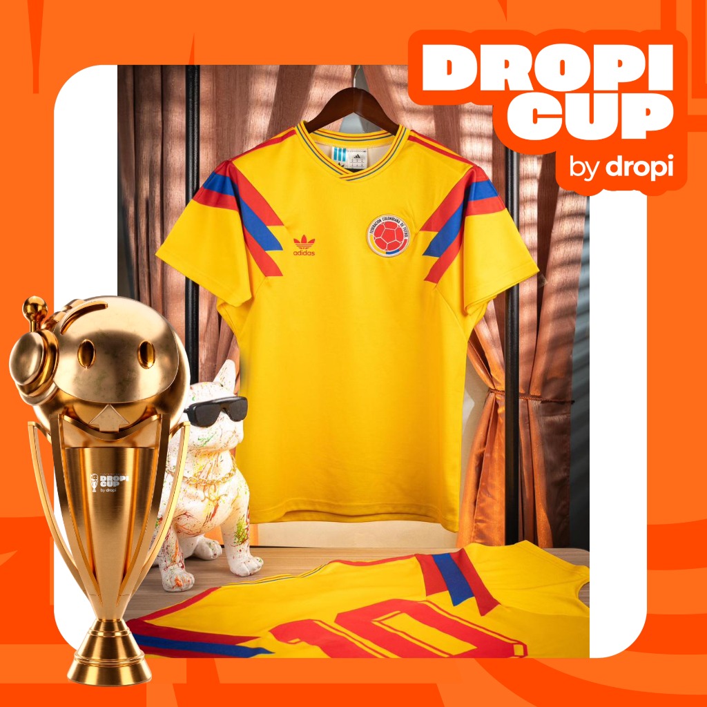 CAMISETA DE COLOMBIA RETRO - Vista 1